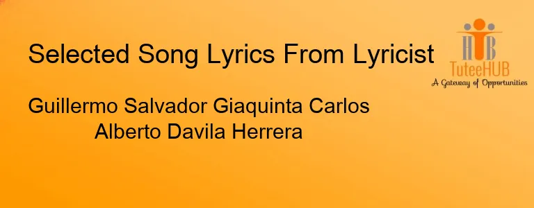 Guillermo Salvador Giaquinta Carlos Alberto Davila Herrera