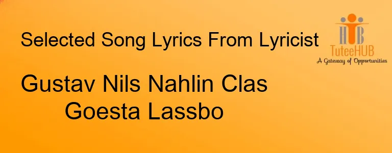 Gustav Nils Nahlin Clas Goesta Lassbo