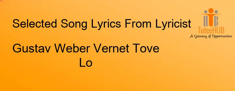 Gustav Weber Vernet Tove Lo