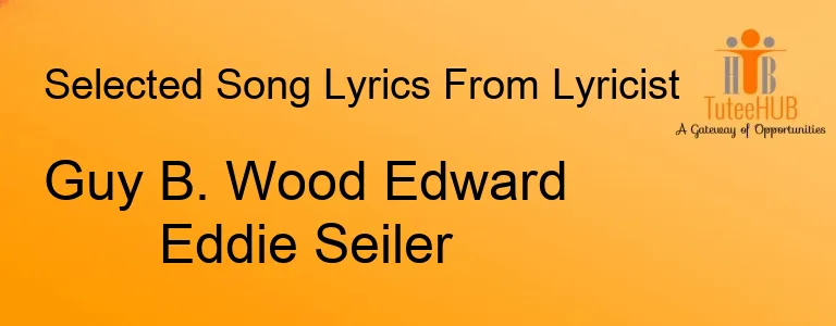 Guy B. Wood Edward Eddie Seiler