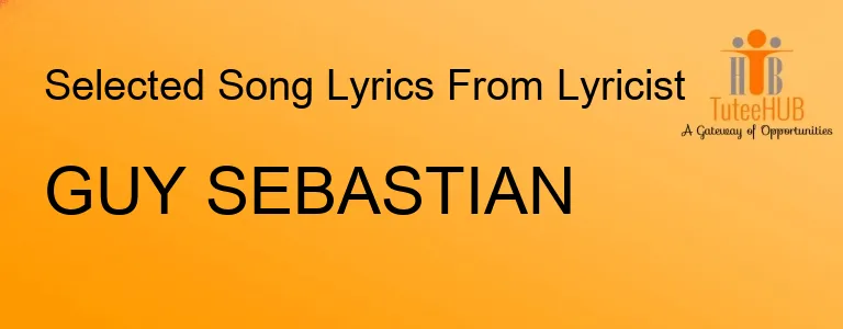 GUY SEBASTIAN