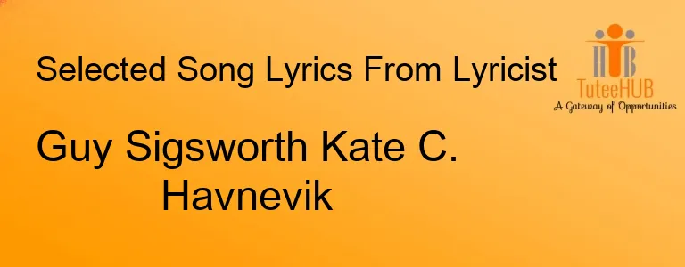 Guy Sigsworth Kate C. Havnevik