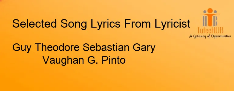 Guy Theodore Sebastian Gary Vaughan G. Pinto