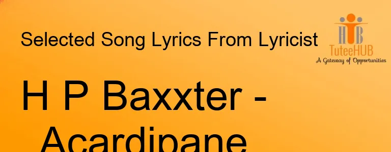 H P Baxxter - Acardipane
