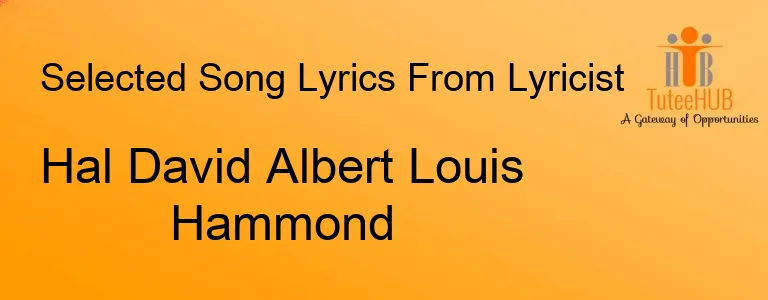 Hal David Albert Louis Hammond