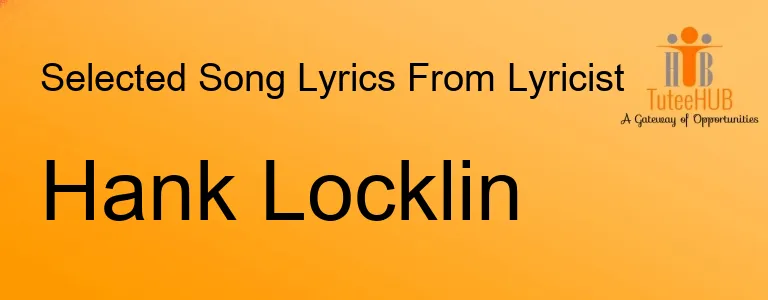 Hank Locklin