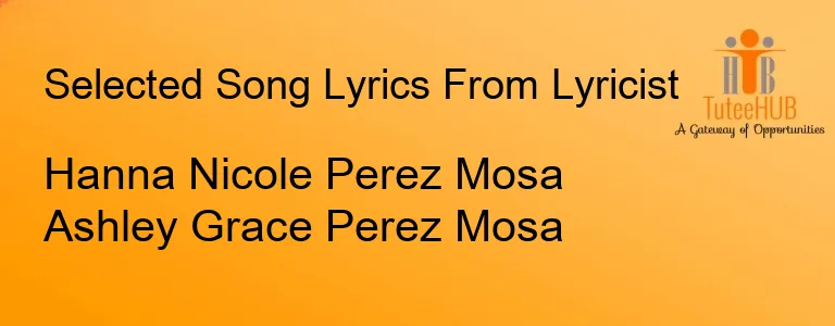 Hanna Nicole Perez Mosa Ashley Grace Perez Mosa