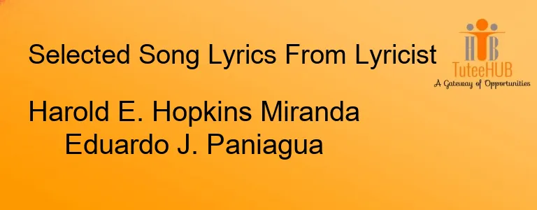 Harold E. Hopkins Miranda Eduardo J. Paniagua