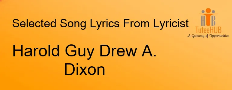 Harold Guy Drew A. Dixon