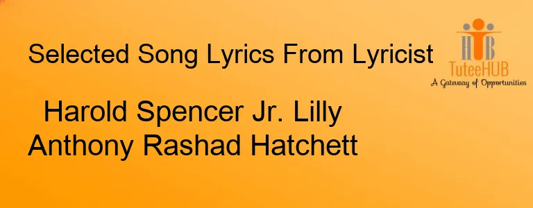 Harold Spencer Jr. Lilly Anthony Rashad Hatchett