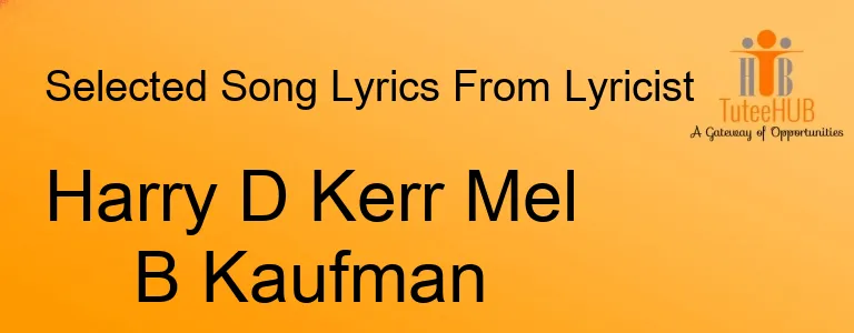 Harry D Kerr Mel B Kaufman