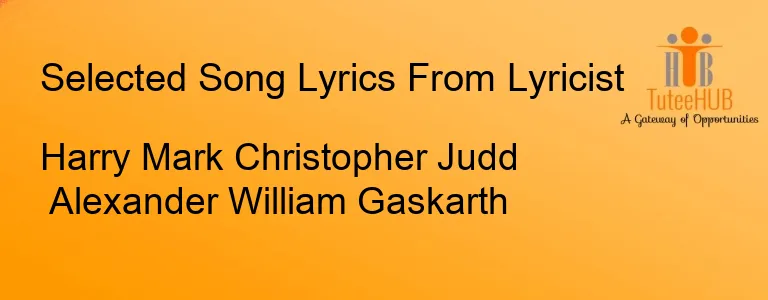 Harry Mark Christopher Judd Alexander William Gaskarth