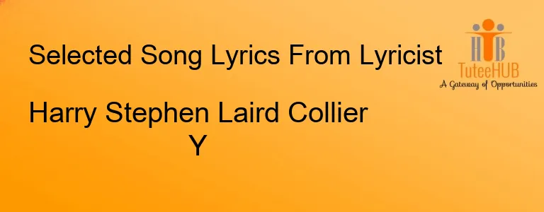 Harry Stephen Laird Collier Y