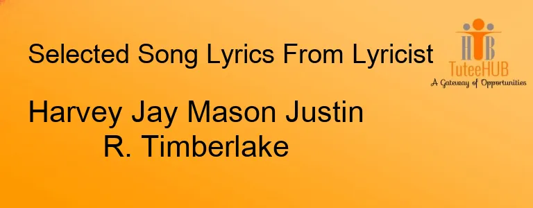 Harvey Jay Mason Justin R. Timberlake