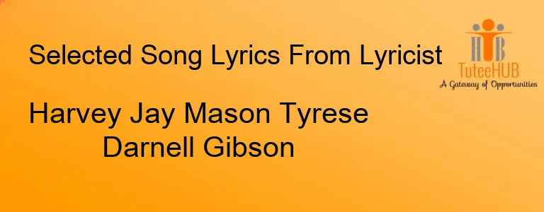 Harvey Jay Mason Tyrese Darnell Gibson