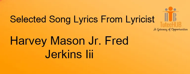 Harvey Mason Jr. Fred Jerkins Iii