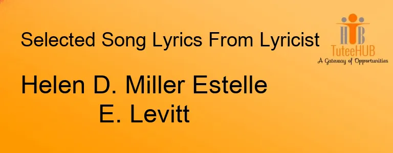 Helen D. Miller Estelle E. Levitt