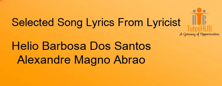 Helio Barbosa Dos Santos Alexandre Magno Abrao