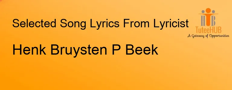 Henk Bruysten P Beek