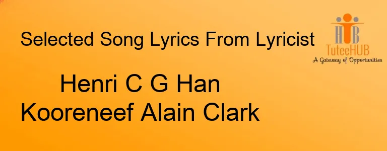 Henri C G Han Kooreneef Alain Clark