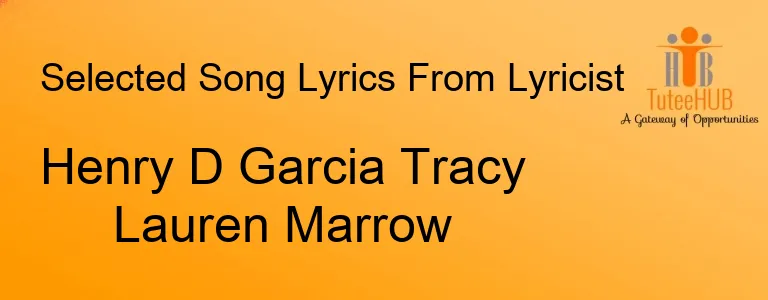 Henry D Garcia Tracy Lauren Marrow