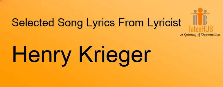 Henry Krieger