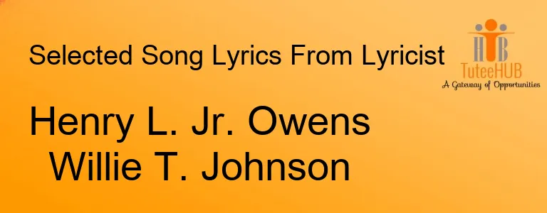 Henry L. Jr. Owens Willie T. Johnson