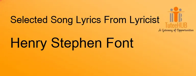 Henry Stephen Font