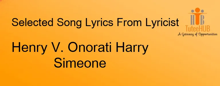 Henry V. Onorati Harry Simeone