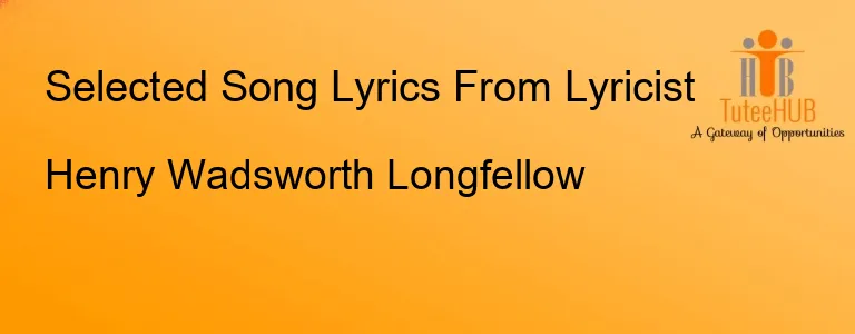 Henry Wadsworth Longfellow