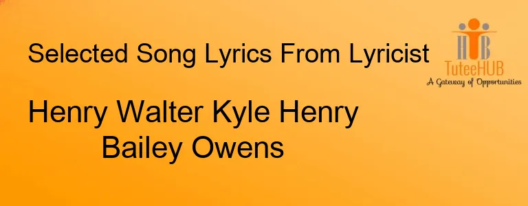 Henry Walter Kyle Henry Bailey Owens