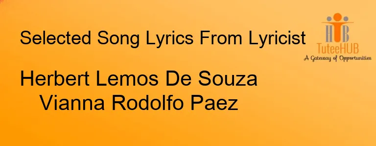 Herbert Lemos De Souza Vianna Rodolfo Paez