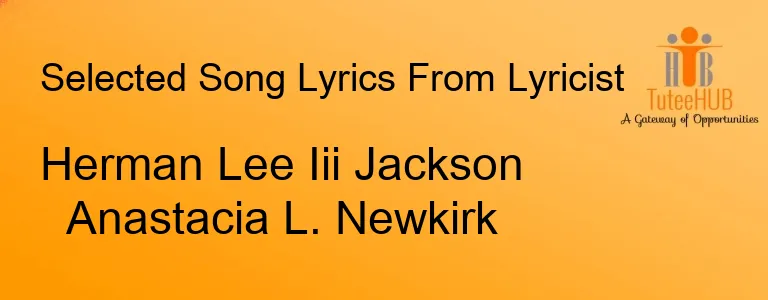 Herman Lee Iii Jackson Anastacia L. Newkirk