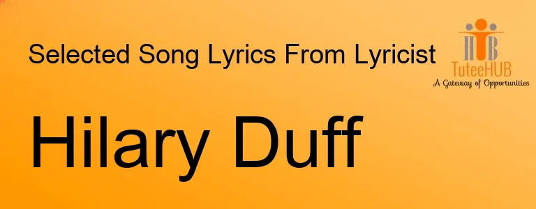 HILARY DUFF