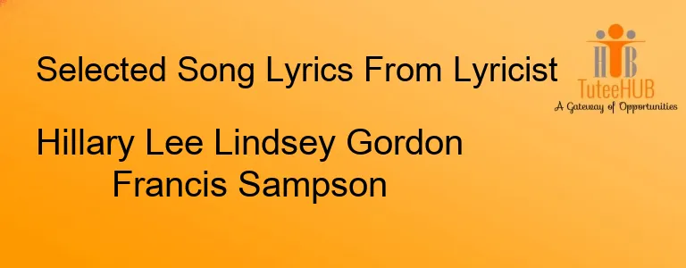 Hillary Lee Lindsey Gordon Francis Sampson