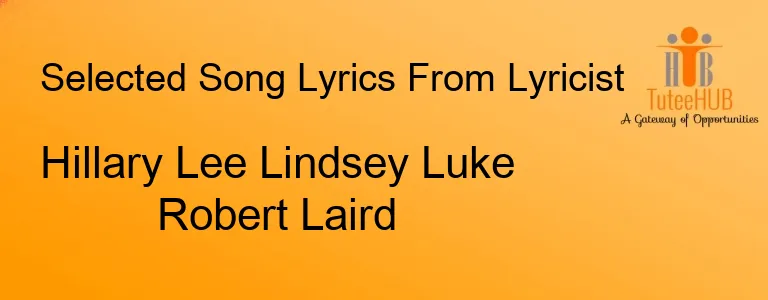 Hillary Lee Lindsey Luke Robert Laird