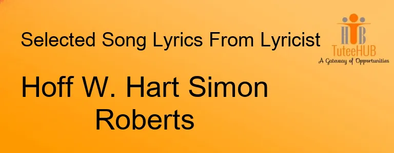 Hoff W. Hart Simon Roberts