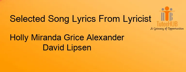 Holly Miranda Grice Alexander David Lipsen