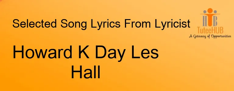 Howard K Day Les Hall