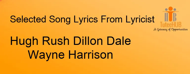 Hugh Rush Dillon Dale Wayne Harrison