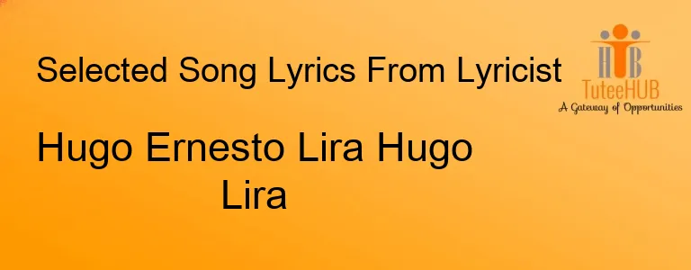 Hugo Ernesto Lira Hugo Lira