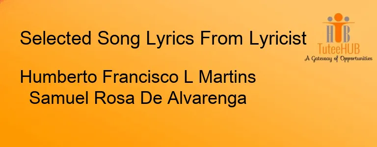 Humberto Francisco L Martins Samuel Rosa De Alvarenga