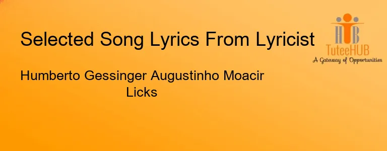 Humberto Gessinger Augustinho Moacir Licks