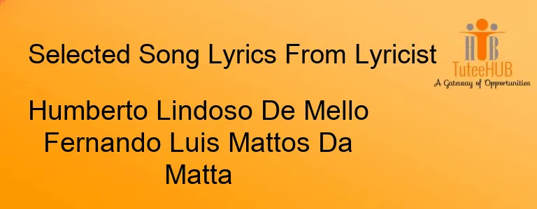 Humberto Lindoso De Mello Fernando Luis Mattos Da Matta