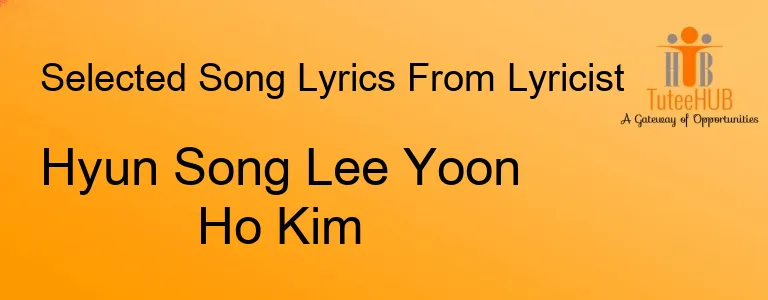 Hyun Song Lee Yoon Ho Kim