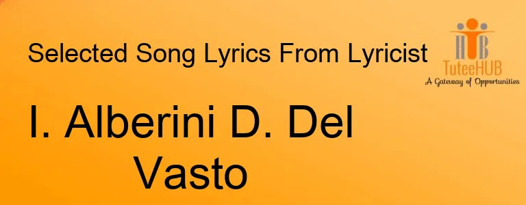 I. Alberini D. Del Vasto