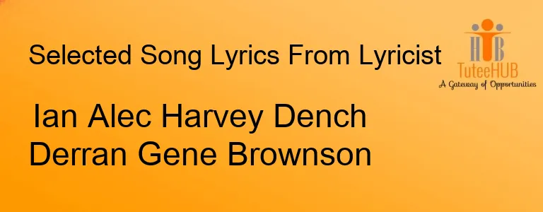 Ian Alec Harvey Dench Derran Gene Brownson