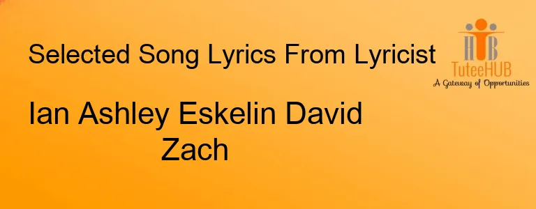 Ian Ashley Eskelin David Zach