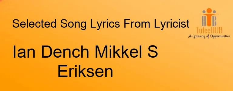 Ian Dench Mikkel S Eriksen