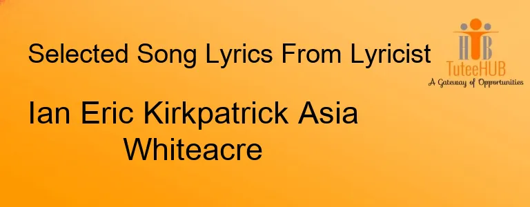 Ian Eric Kirkpatrick Asia Whiteacre
